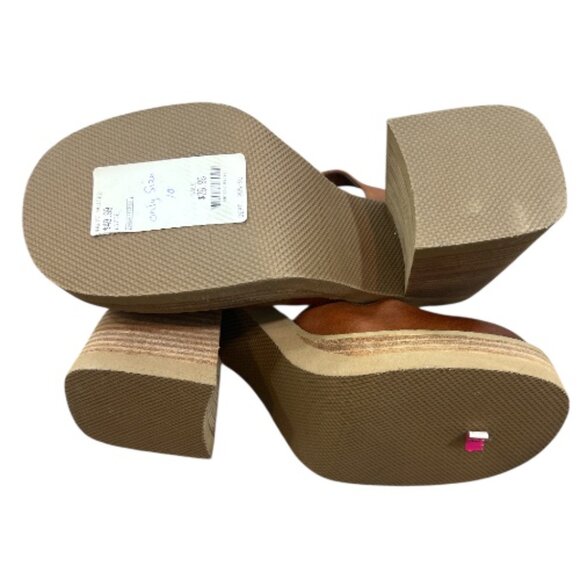 Vintage Candie's Lizzie Heeled Leather Clogs Sz 10 Pre-Loved - Picture 5 of 5